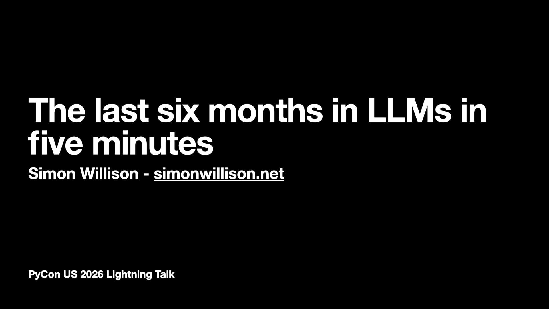 Simon Willison's LLM recap: six months of progress distilled