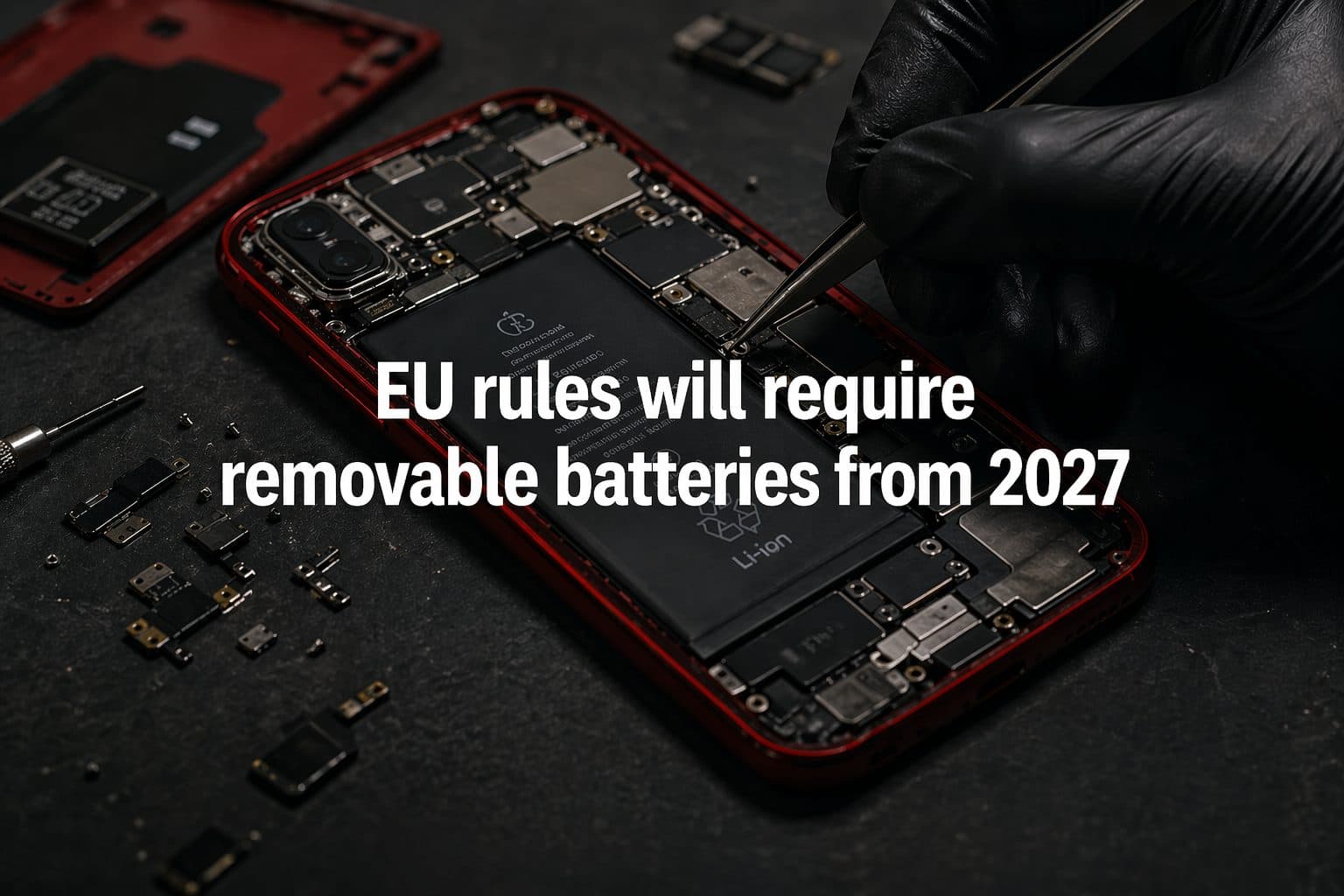 EU mandates removable phone batteries by 2027