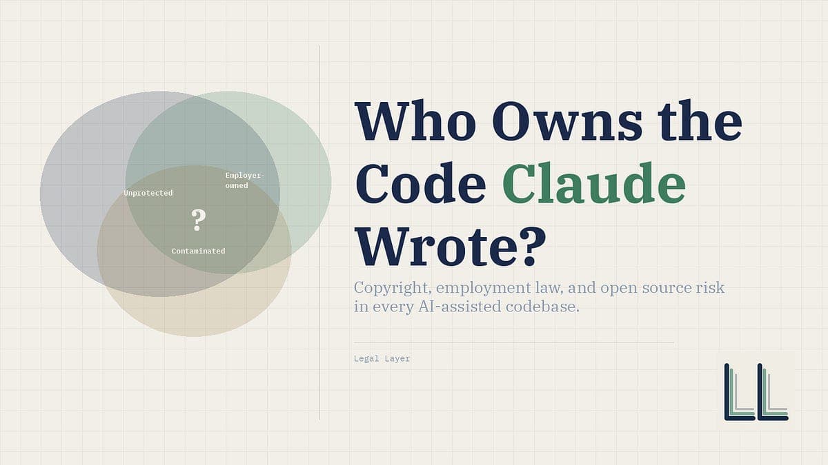 Claude Code ownership question raises IP concerns for AI-assisted developers